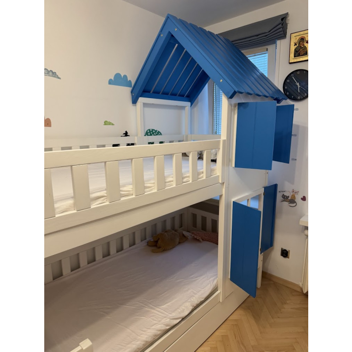 Kinder Spielbett mit Dach und Fenster online gekauft